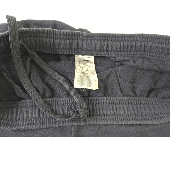 Adidas Jogger Sweatpants Mens L Blue White‎ Stripe Logo Athleisure Workout Gym - Picture 6 of 13